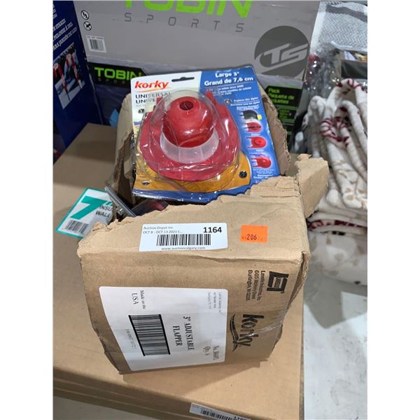 Korky Universal Large 3" Adjustable Flappers x's 6