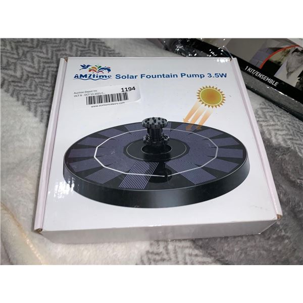 AMZtime Solar Fountain Pump 3.5W