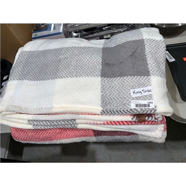 Roots King Size Blanket Reversible
