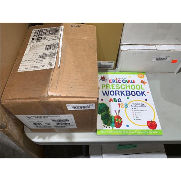 Eric Carle PreSchool Workbook ABC 123 cASE OF 24