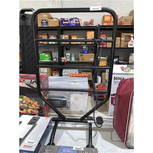 Black Finish Towel Warmer