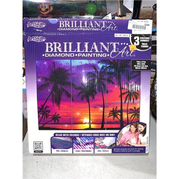 ArtSkills Brilliant Diamond Art Open Box