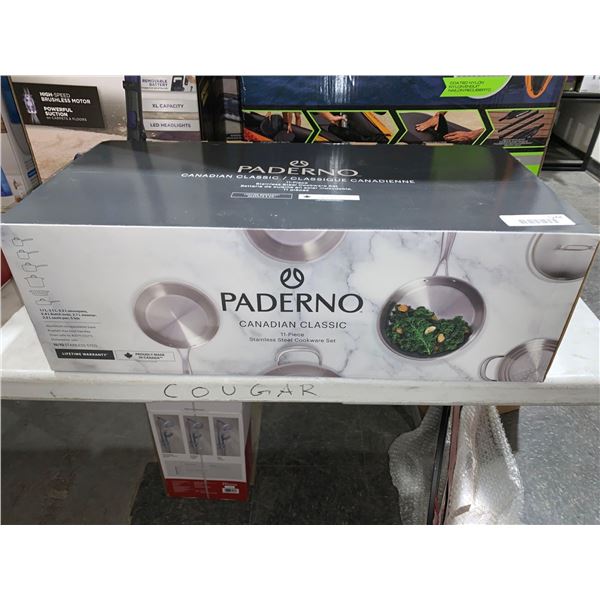 Paderno 11 Pc Canadiana Classic Series Stainless Steel Cookware Set
