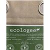 Image 2 : Ecologee Total Blackout Grommet Window Curtain Pair 52"x90"ea