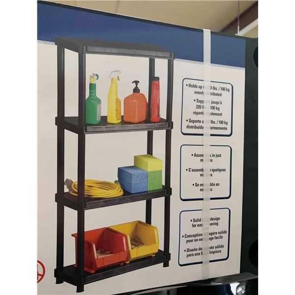 Organize it Resin Shelving Unit 12.25x24.25x52"
