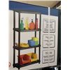 Image 1 : Organize it Resin Shelving Unit 12.25x24.25x52"