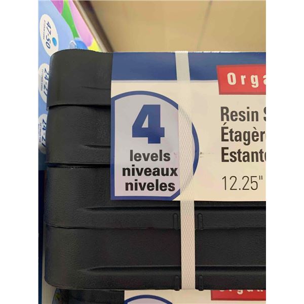 Organize it Resin Shelving Unit 12.25x24.25x52"