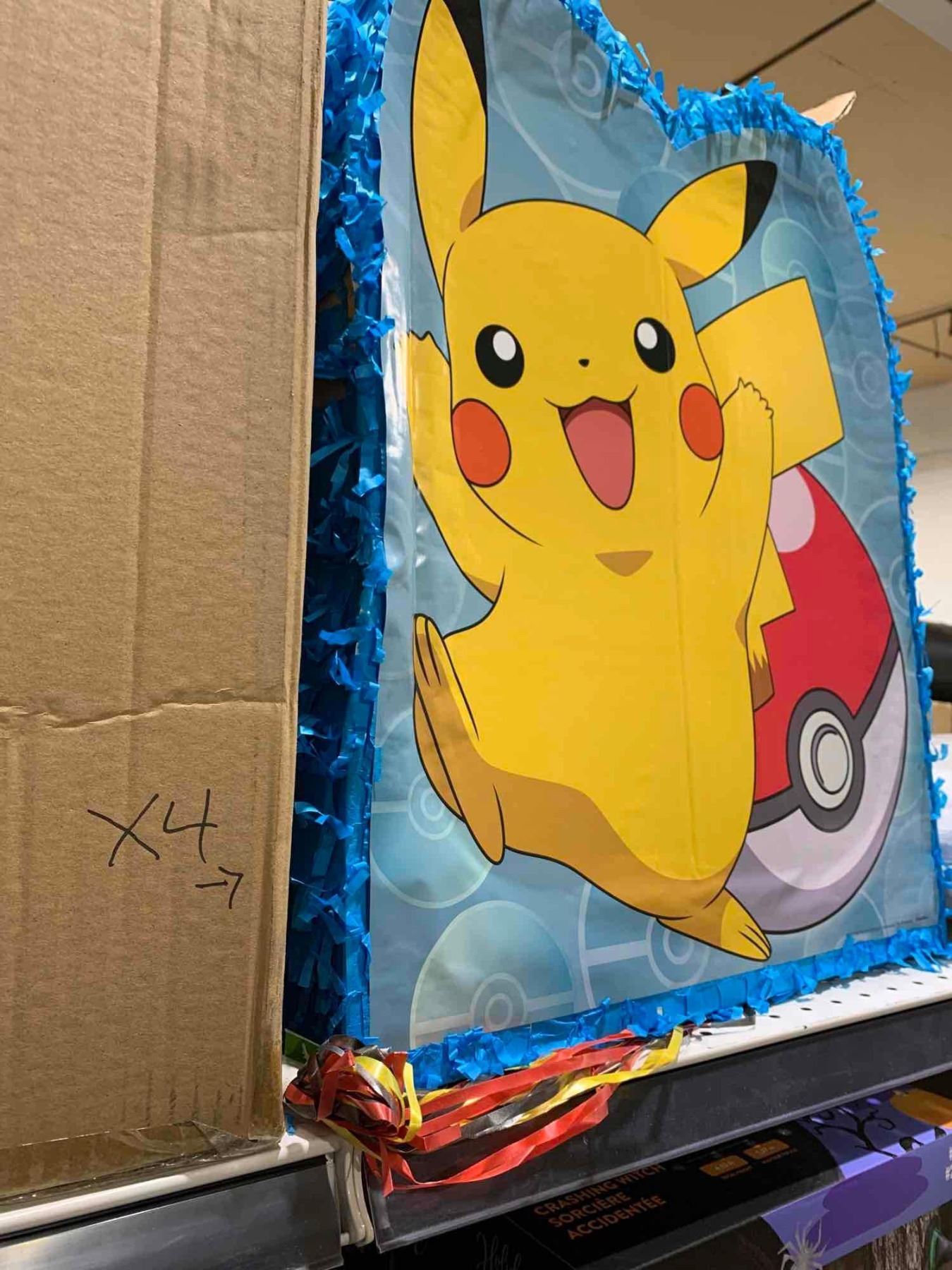 Poemon Pinata Lot of 4 Pokemon Pinata