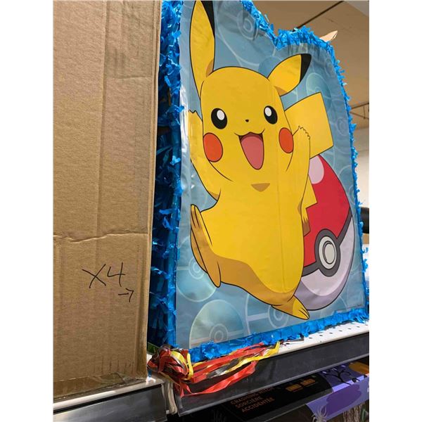 Lot of 4 Pokemon Pinata