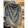 Image 2 : Ladies Pull Over Plush Size Medium Light Indigo