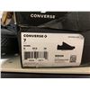 Image 3 : Converse Womens size 7 U.S Black monochrome
