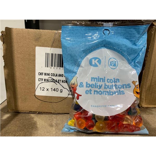 Mini Cola & Belly Buttons Candy 12 x140 g