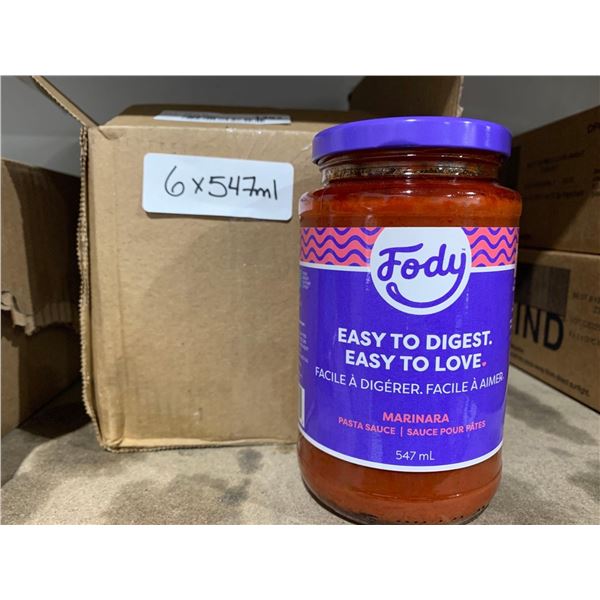 Fody Marinara pasta sauce 6 x 547ml