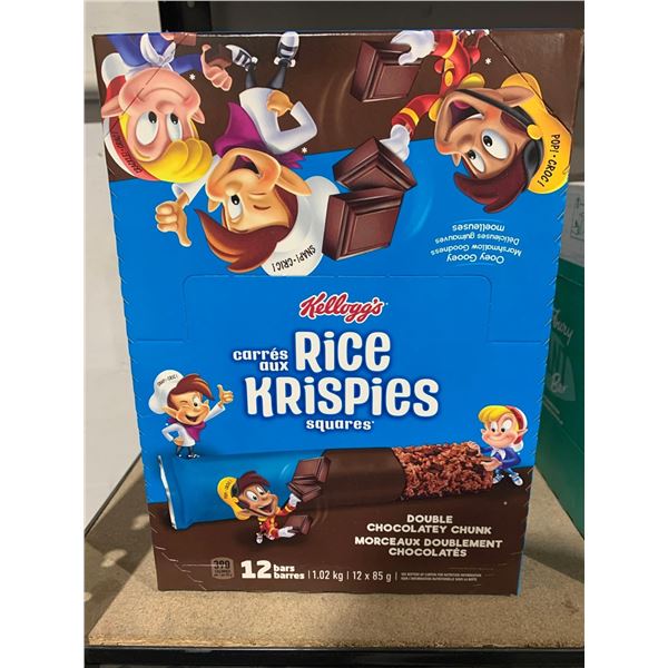 Kellogg's Double Chocolatey Chunk Rice Krispies Bars (12 x 85g)