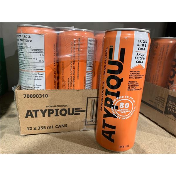 Atypique Non Alcoholic Spiced Rum & Cola 12x355ml