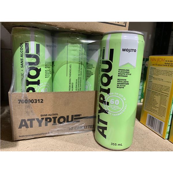 Atypique Non Alcoholic Mojito 12x355ml