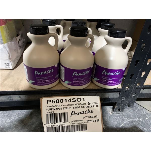 Panache 100% Pure Canadian Maple Syrup 6x500ml