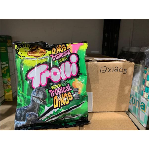 Trolli Sour Tropical Dinos (12 x 120g)