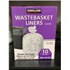 Image 1 : Kirkland WatBasket Liners Clear 500 Bags - 10gal