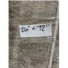 Image 3 : Tempo Area Rug 26x72" Beige with Marbled Design