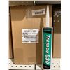 Image 1 : Tremco 830 Thermoplastic, Elastomeric Glass & Siding Sealant 20x300ml Chocolate Brown