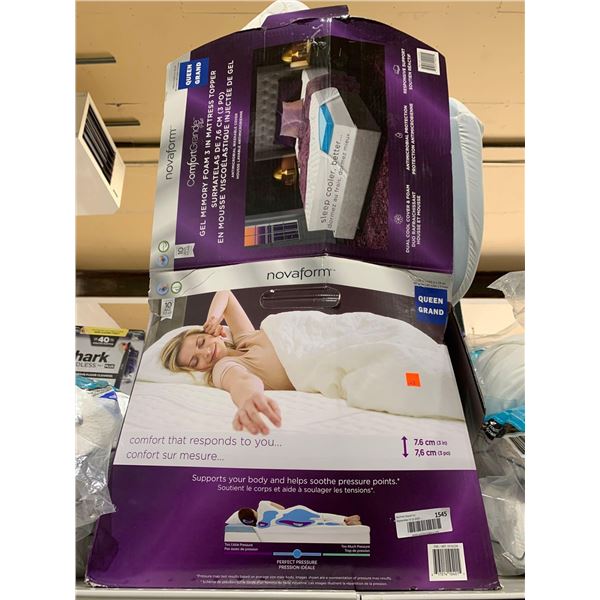 Novaform Queen Size Memory Foam Bed Topper