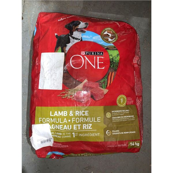 Purina One Lamb & Rice Dog Kibble 14Kg