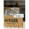 Image 3 : Weiser Elements Dummy Kim TM Satin Chrome Door Handle x's 12