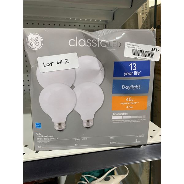 Classic LED Bulbs 2x4 pack