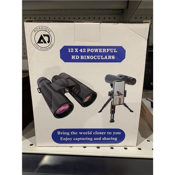 NEW Adasion 12 x 42 Waterproof Binoculars