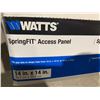 Image 2 : Watts Spring Fit Access Panel 14x14"