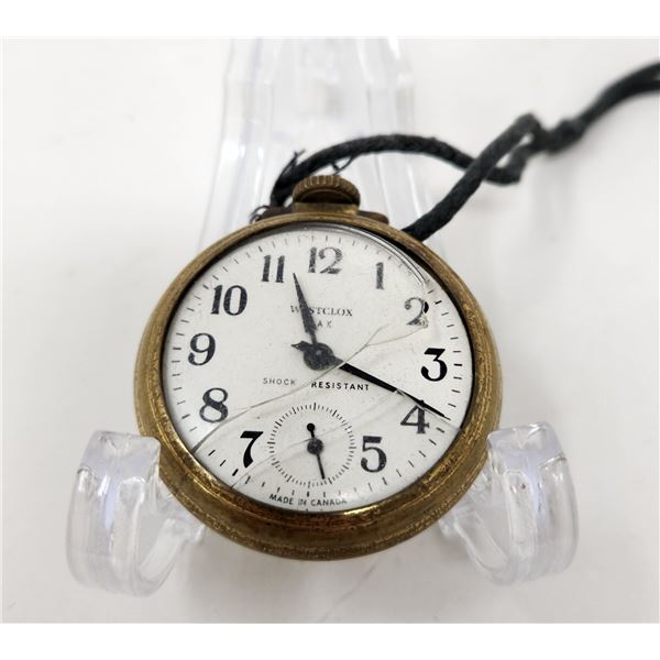 Antique Westclox Sax Pocket Watch