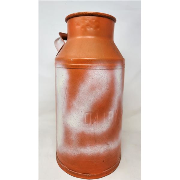 Small Antique Dairyland Milk Can