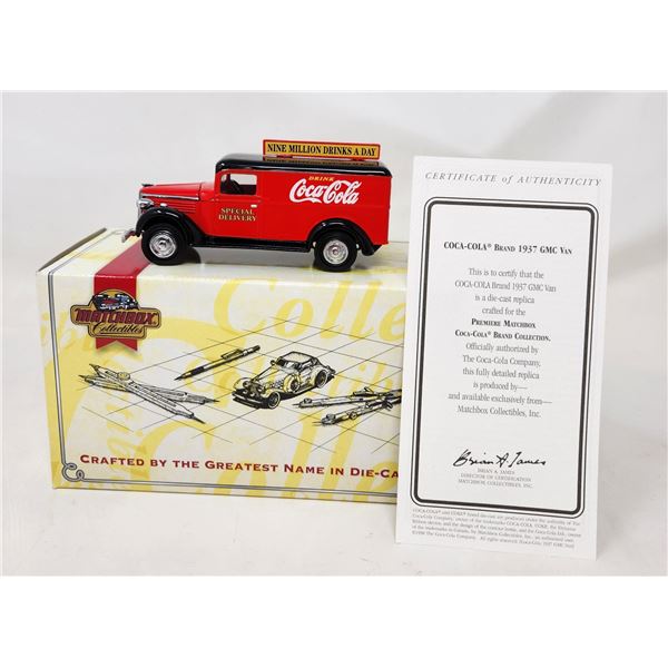 Collectible Mattel Matchbox Coca-Cola Truck ca.1995