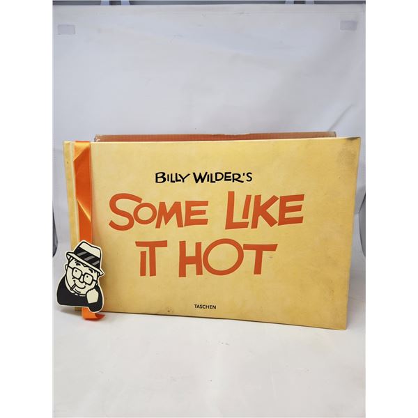 Collectible "Some Like it Hot" Marylin Monroe Hardcover Book