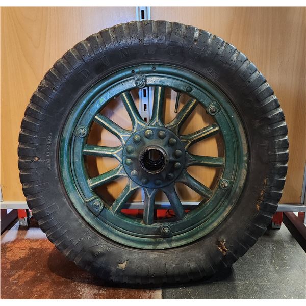Antique Wooden Spoked Wheel From a 1933 Cadillac DE Lasse