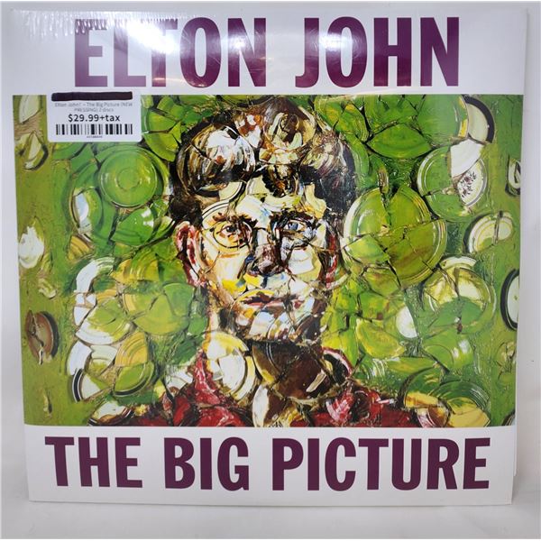 Sealed Elton John The Big Picture Vinyl Record