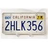 Image 1 : California License Plate