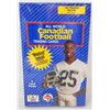 Image 1 : Sealed Box of 1991 CFL Canadian Football Trading Cards