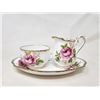 Image 1 : Royal Albert American Beauty Creamer and Sugar with Base Plate