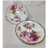 Image 1 : Royal Albert American Beauty 2 Tea Cup Saucers