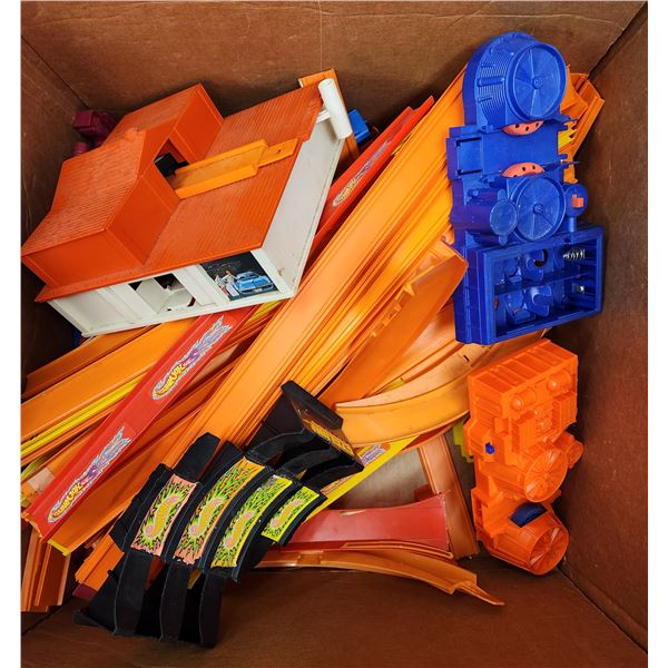 Vintage Hot Wheels Race Track Box Lot