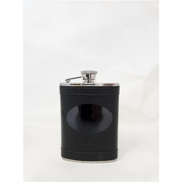 New Stainless Steel Black Flask
