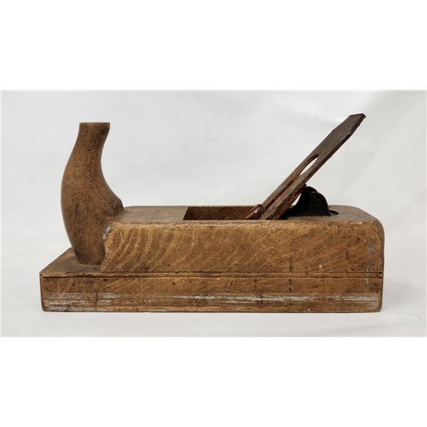 Antique Wooden Woodworking Plane 10"