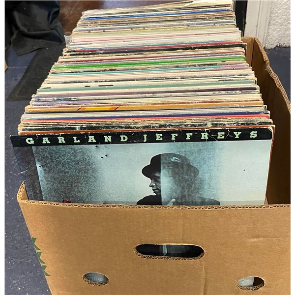Box Lot of Vinyl Records