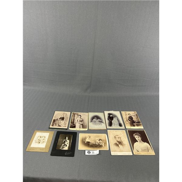 Lot Of Antique 6 1/2" x 4 1/2" Photos