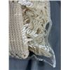 Image 2 : Beautiful Vintage 1980's Crocheted Bedcover Approx 84" x 192"