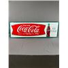 Image 1 : 2008 Fishtail Coca -Cola Anniversary Tin Sign. Made By Coca-Cola. Approx. 53" x 17" NO SHIPPING