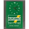 Image 1 : AutoPro Collision Advertisement Clock. Approx. 16" x 10"