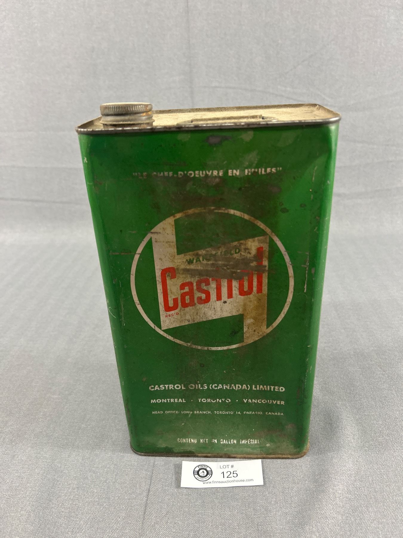 Retro Castrol Vintage Castrol Oil 2 Cycle Oil 1 Gallon Can
